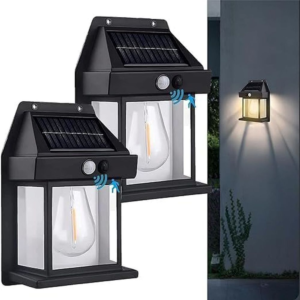 Rectangular Solar LED Wall Light